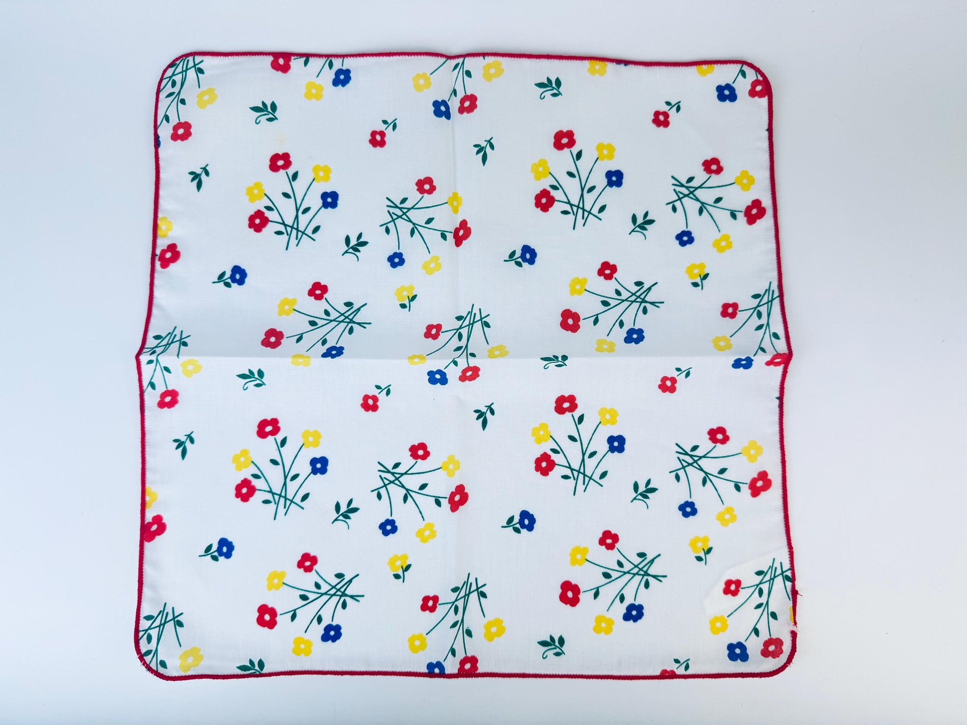 Product image for 'vintage 80s floral cloth napkins set of four 4 new old stock nos made in hong kong' (view 66d275)