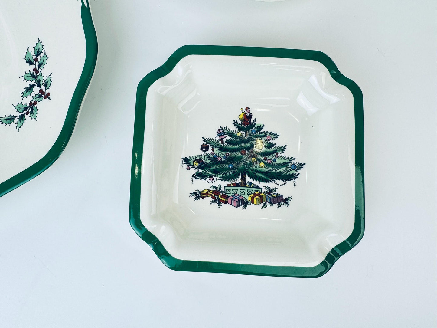 Product image for 'vintage spode christmas tree ceramic platter ashtray bowl made in england sold separately' (view 11c88f)