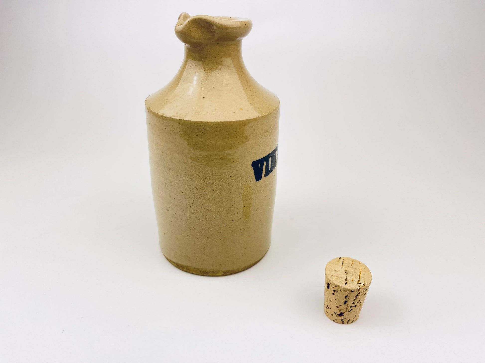 Product image for 'vintage vinegar stoneware dispenser pearsons of chesterfield 1810 made in england' (view 38d3df)