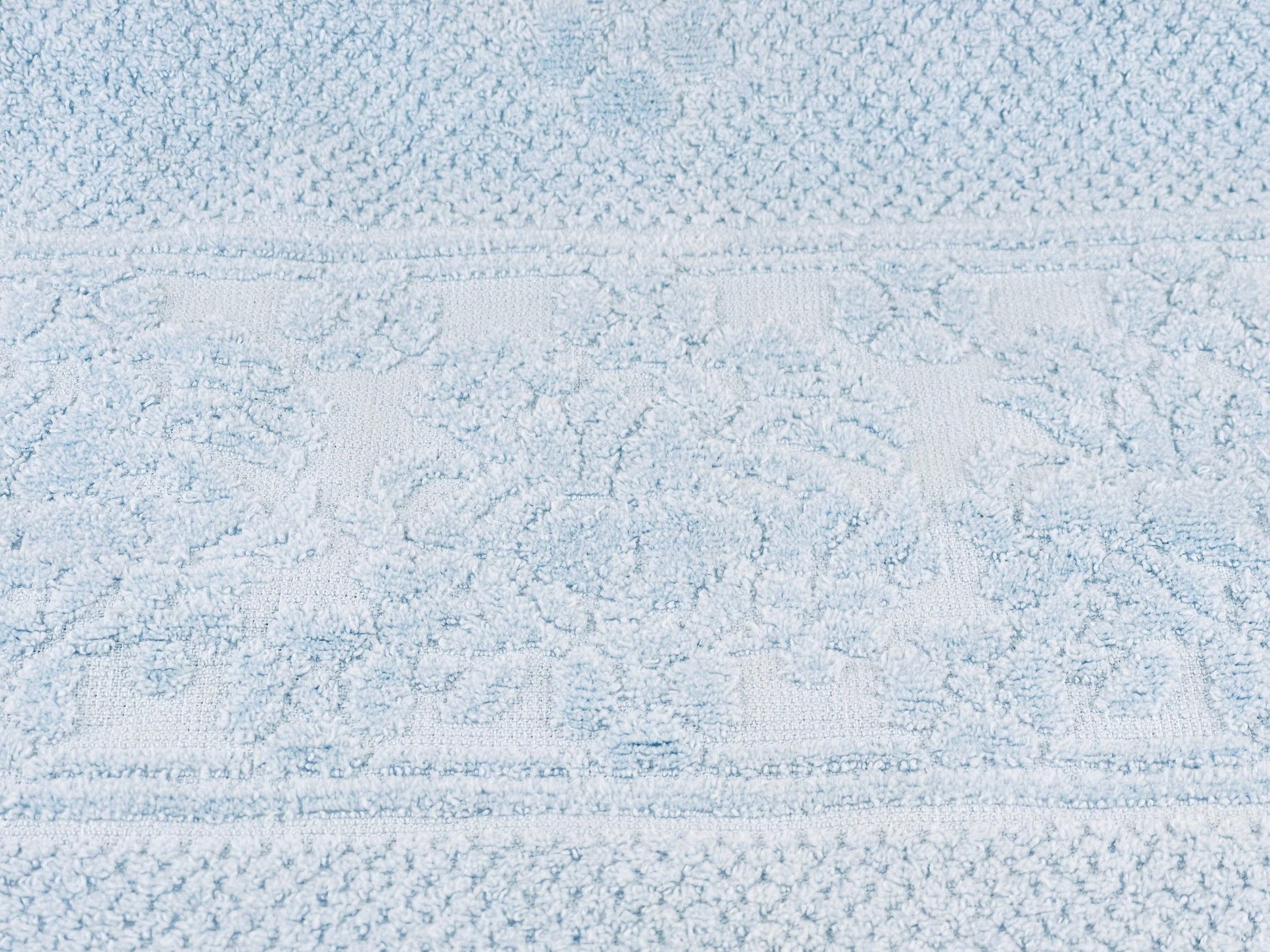 Product image for 'vintage blue textured floral fringe rectangular bath towels cotton polyester blend made in canada sold separately' (view 6e0cd3)