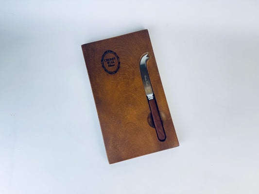 Product image for 'vintage cherry hill cheese board knife set stainless sheffield england' (view 8c8831)