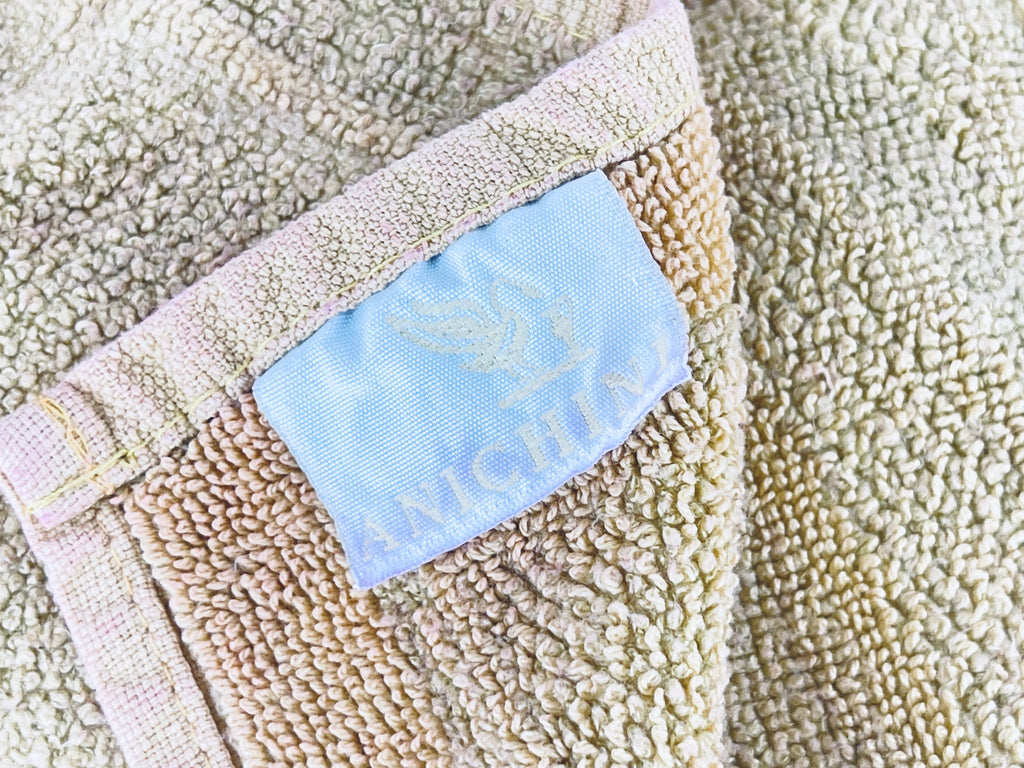 Product image for 'vintage italian gold hand towel floral swirl pattern cotton blend made in italy' (view 8c7cbb)