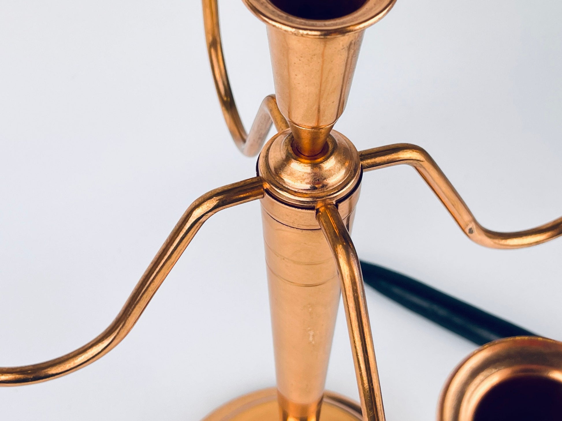 Product image for 'vintage copper candelabra sculptural mid century centrepiece' (view 3dc05a)