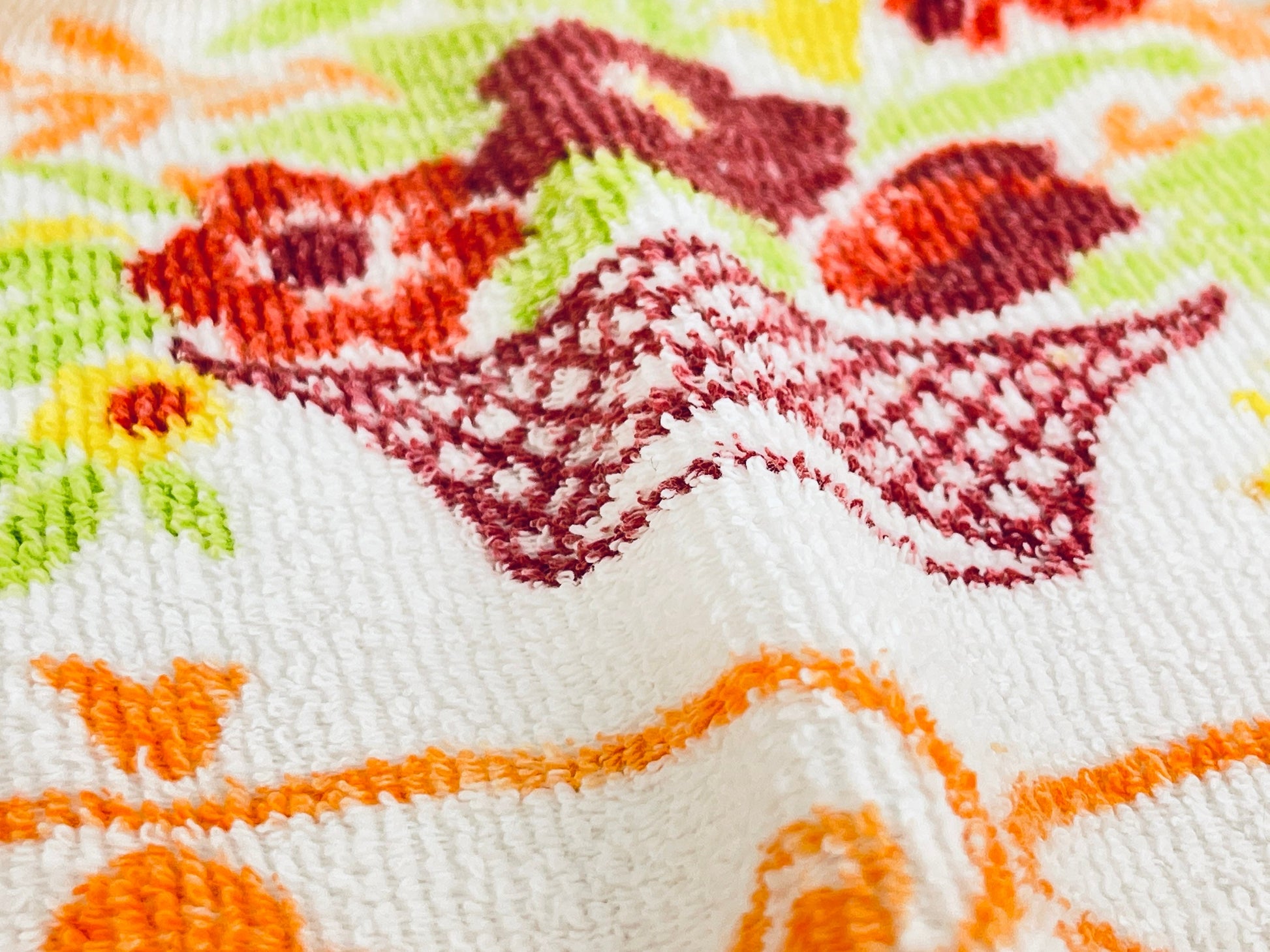 Product image for 'vintage floral beach towel blanket 100 loop cotton 49 x 59' (view f30d1a)