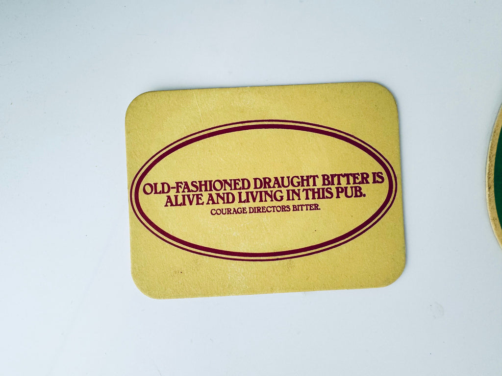 Product image for 'vintage english bitter ale bar coasters beer cocktail mat sold separately' (view a9290d)