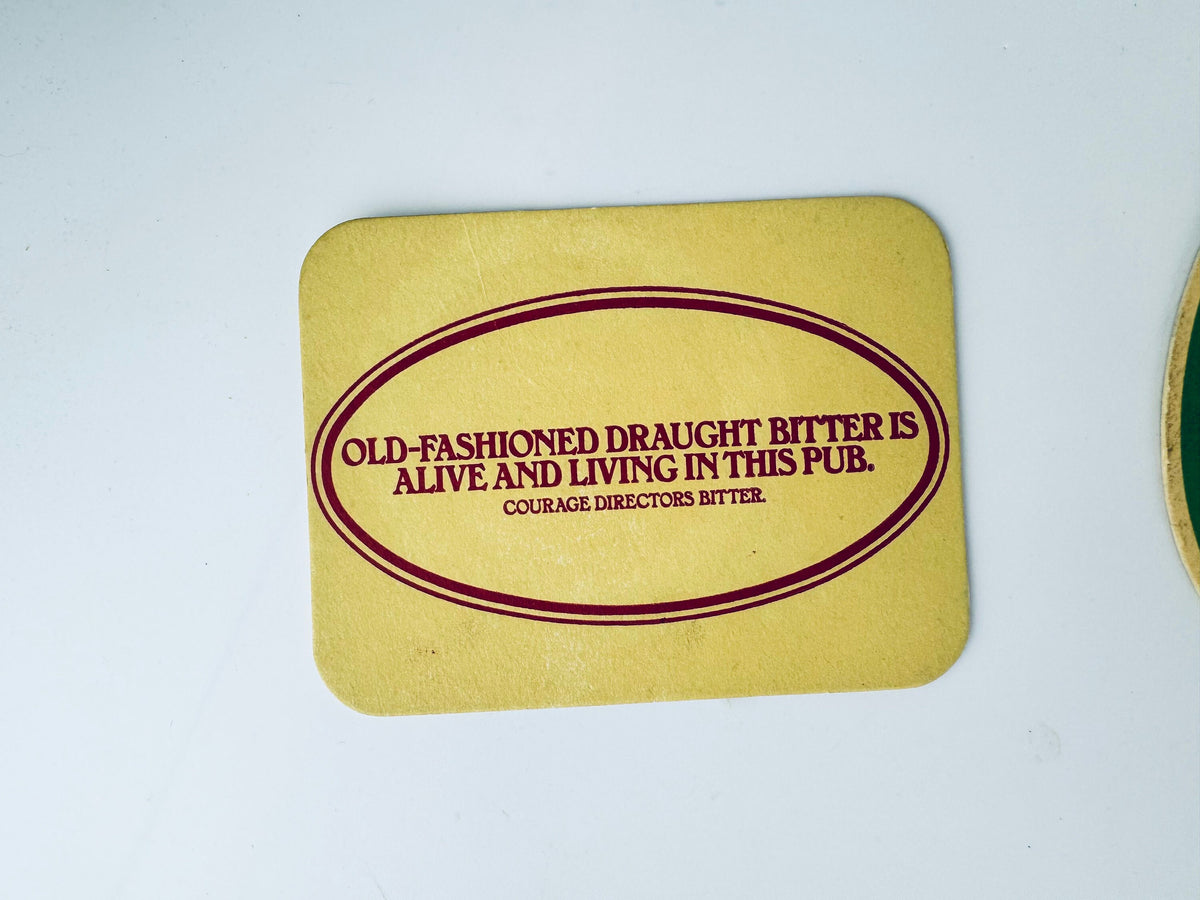 Product image for 'vintage english bitter ale bar coasters beer cocktail mat sold separately' (view a9290d)