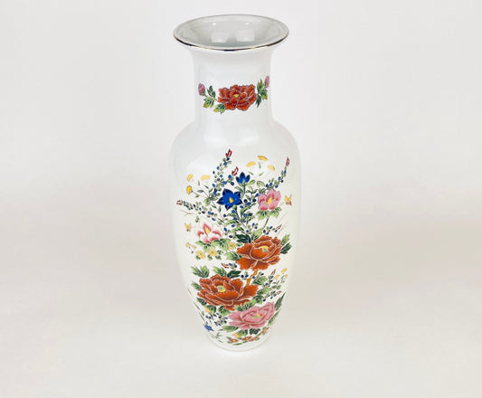 Product image for 'vintage shibata japan floral ceramic vase mid century elegance' (view 367cfe)
