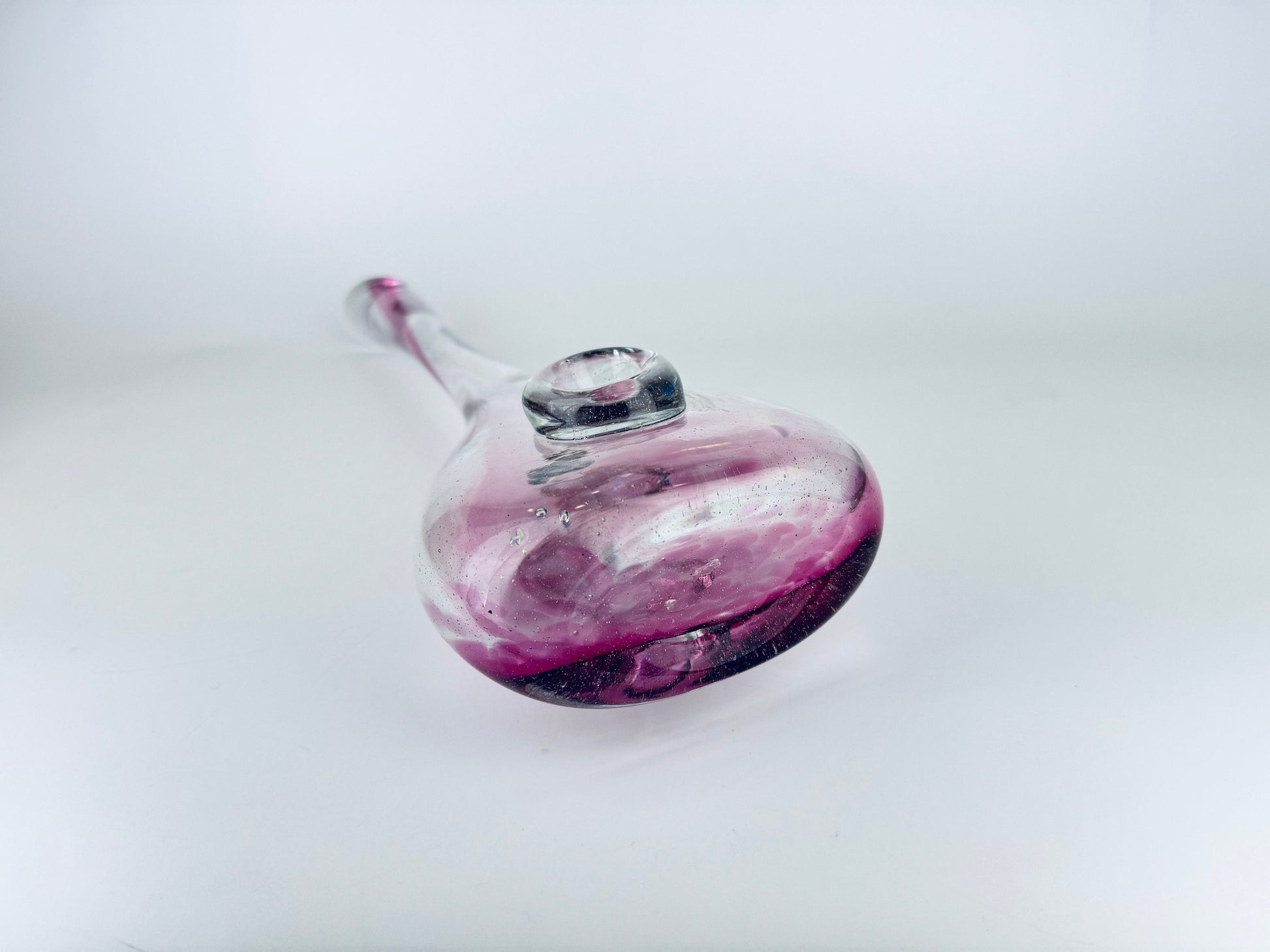 Product image for 'vintage kreativ rocno delo pink bubble crystal vase handmade in rogaska' (view 529429)