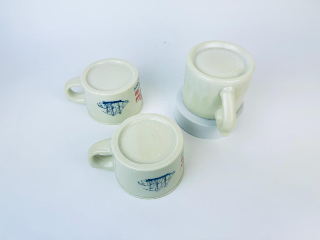 Product image for 'vintage old spice glass shaving cup mug ship grand turk salem 1786 shulton' (view 7781c2)