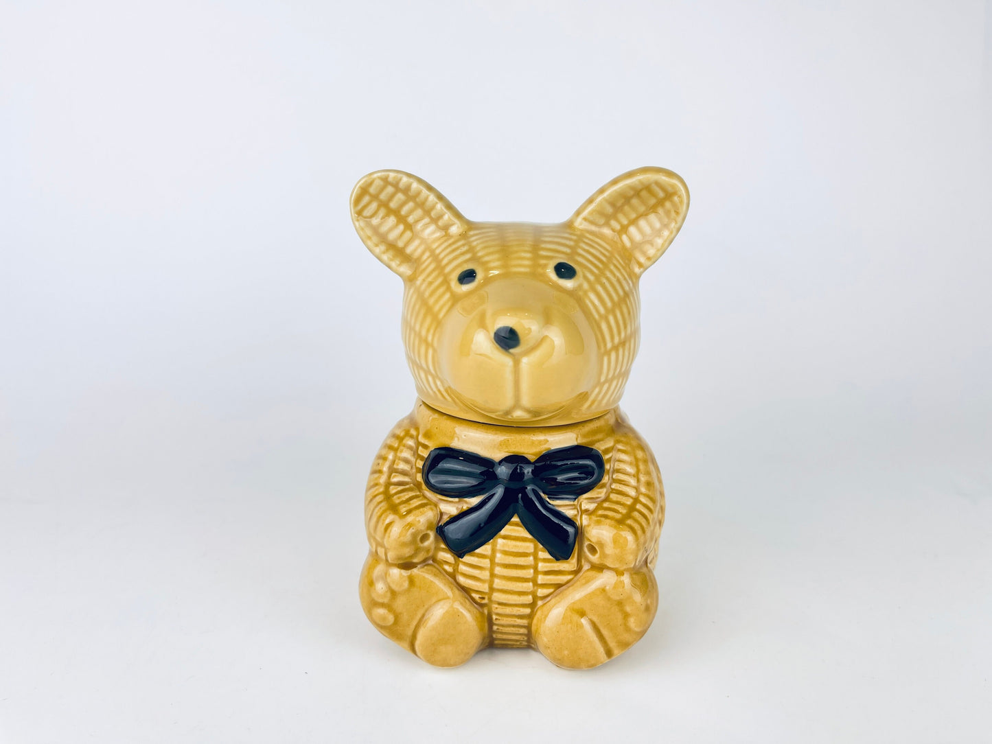 Product image for 'vintage glazed ceramic honey pot bear wooden honey dipper' (view 8d7ad5)