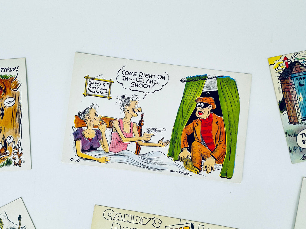 Product image for 'vintage funny gag cartoon postcards sold separately made in usa' (view 3988eb)