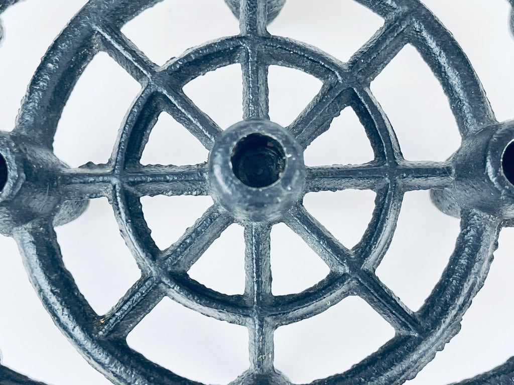 Product image for 'vintage japanese cast iron 11 taper candle holder mid century modern elegance' (view 5ed43e)