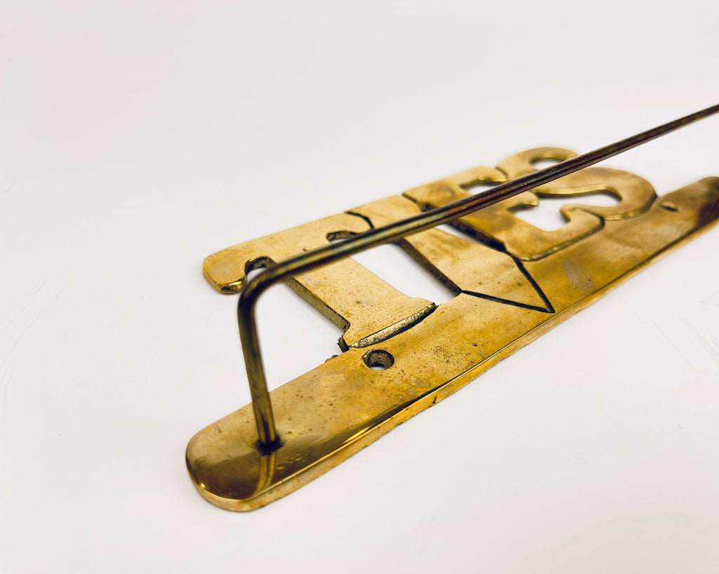 Product image for 'vintage wall mounted brass ties holder' (view 2af080)