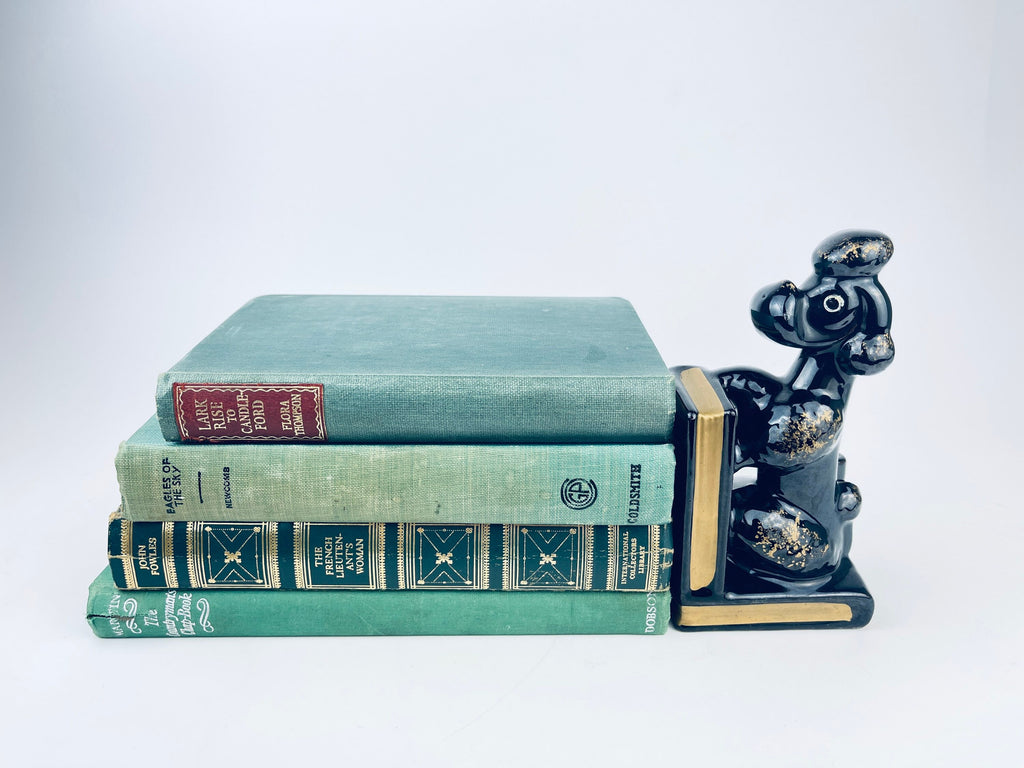 Product image for 'vintage kitsch poodle bookend pen pencil holder made in japan' (view b4ac91)