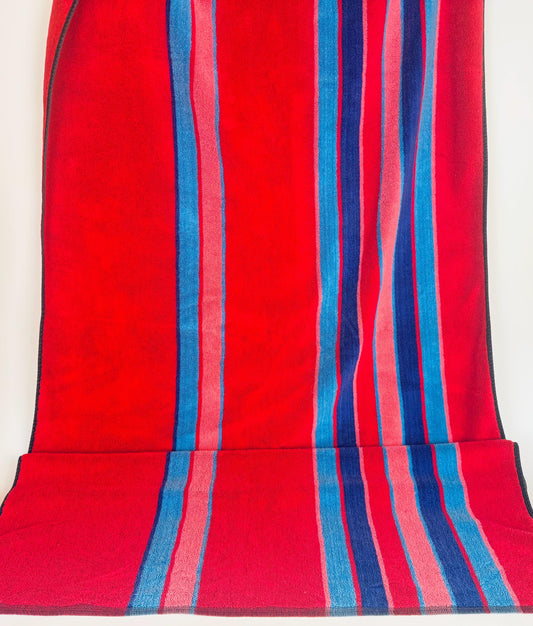 Product image for 'vintage oversized striped beach towel 100 cotton made in brazil' (view 5cb016)