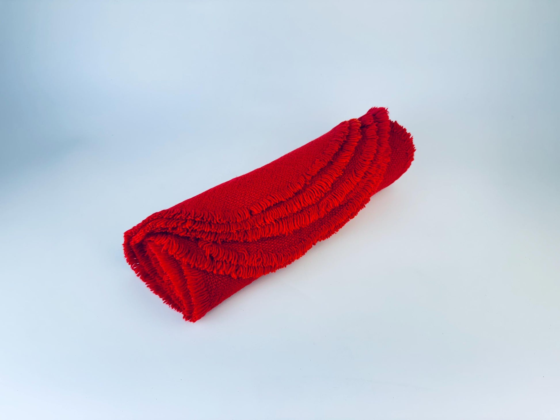 Product image for 'vintage red oval fringe place mats set of six 6' (view 45d2f7)