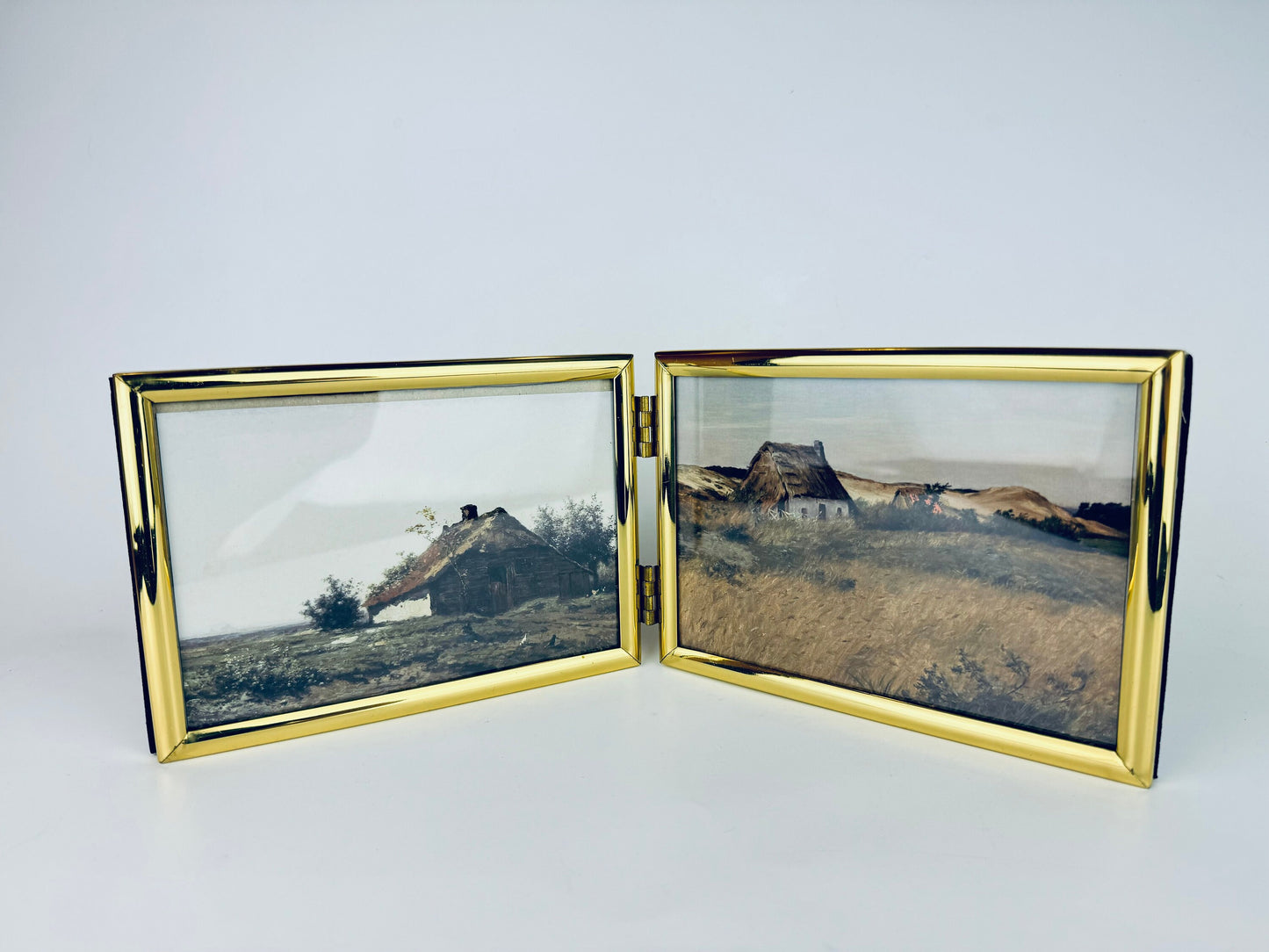 Product image for 'vintage gold solid brass tabletop picture frame book made in korea sold separately' (view cd8478)