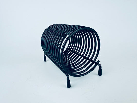 Product image for 'vintage black metal coil desktop letter file holder black office decor' (view 3e1b56)