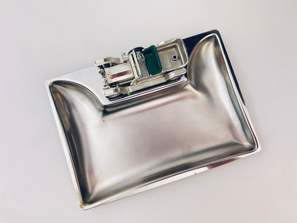 Product image for 'vintage antique car stainless steel ashtray 1907 rolls royce silver ghost made in england by lesney models of yesteryear' (view b70cf8)