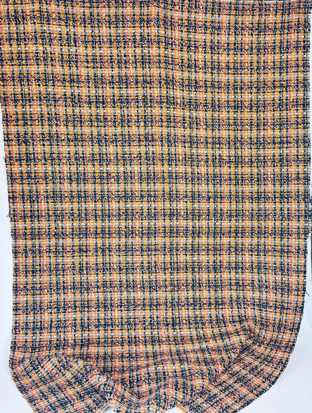 Product image for 'vintage multicolor tweed fabric bold retro woven textile for fashion or upholstery 36 x 56' (view 6a150b)