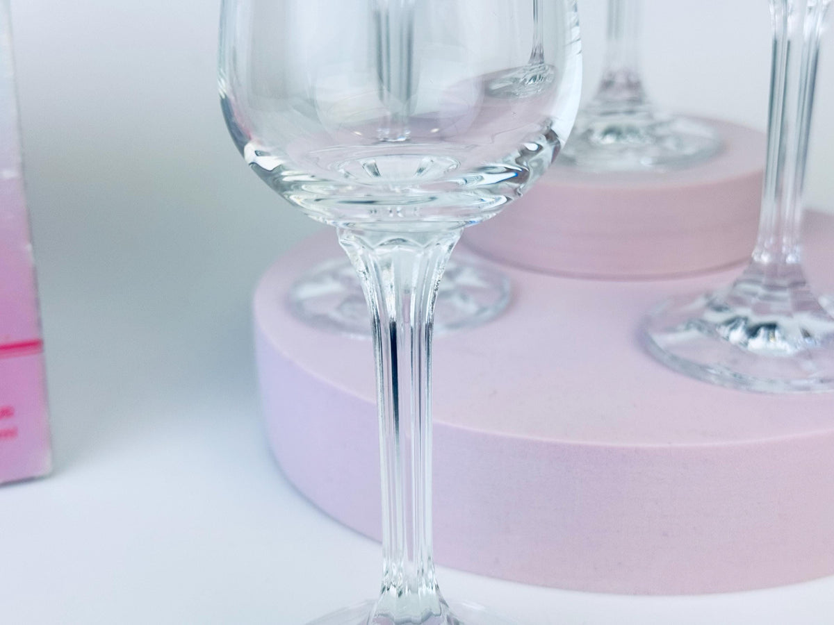 Product image for 'vintage diana bohemia clear crystal liqueur glassware set of four 4 made in czechoslovakia' (view 1e041e)