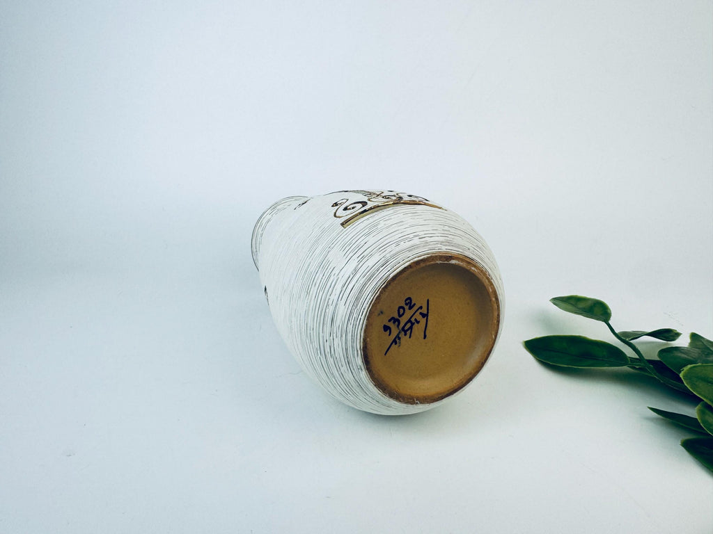 Product image for 'vintage incised gold gilt vase fratelli fanciullacci made in italy' (view 12858e)