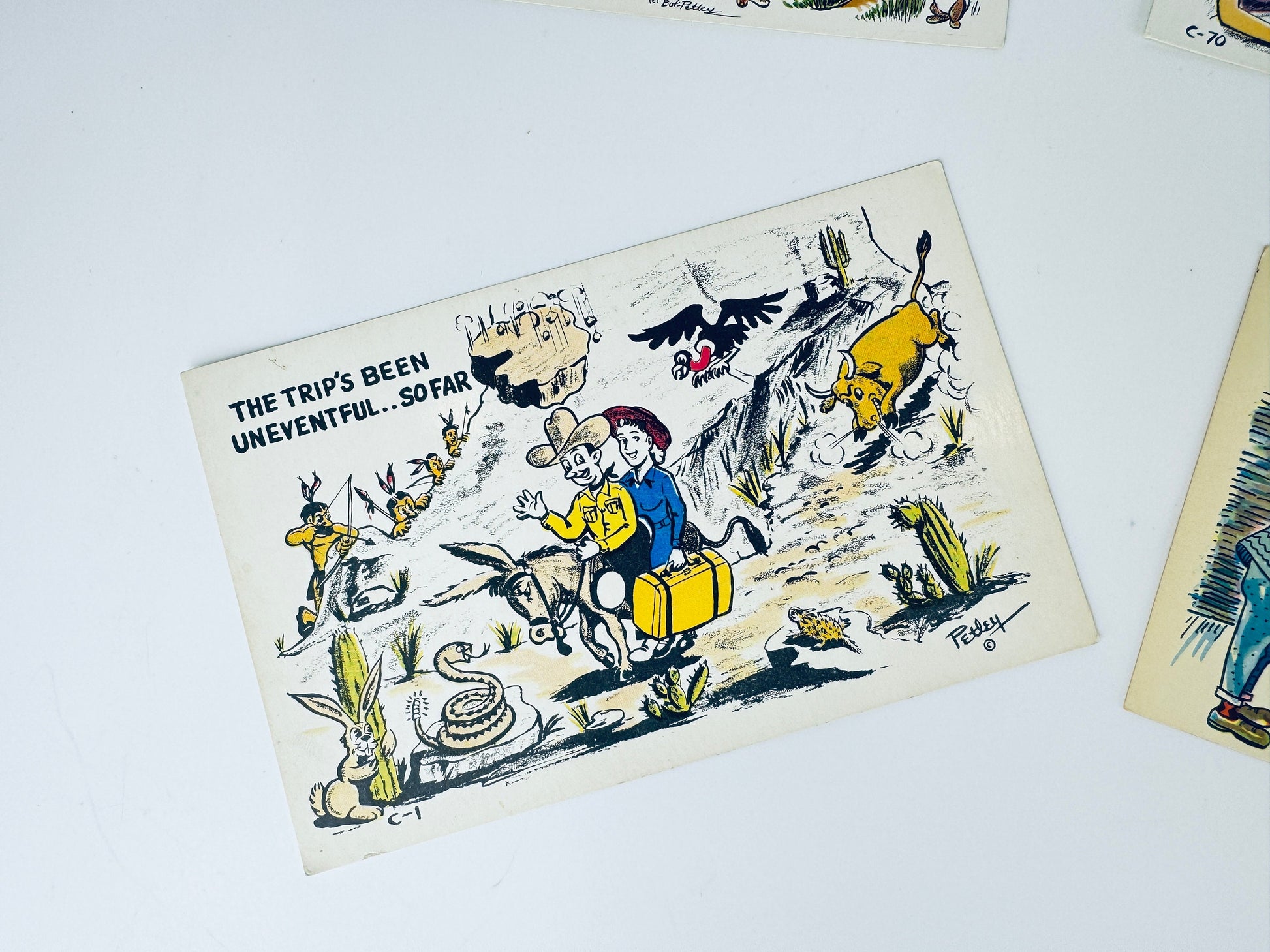 Product image for 'vintage funny gag cartoon postcards sold separately made in usa' (view ea0639)