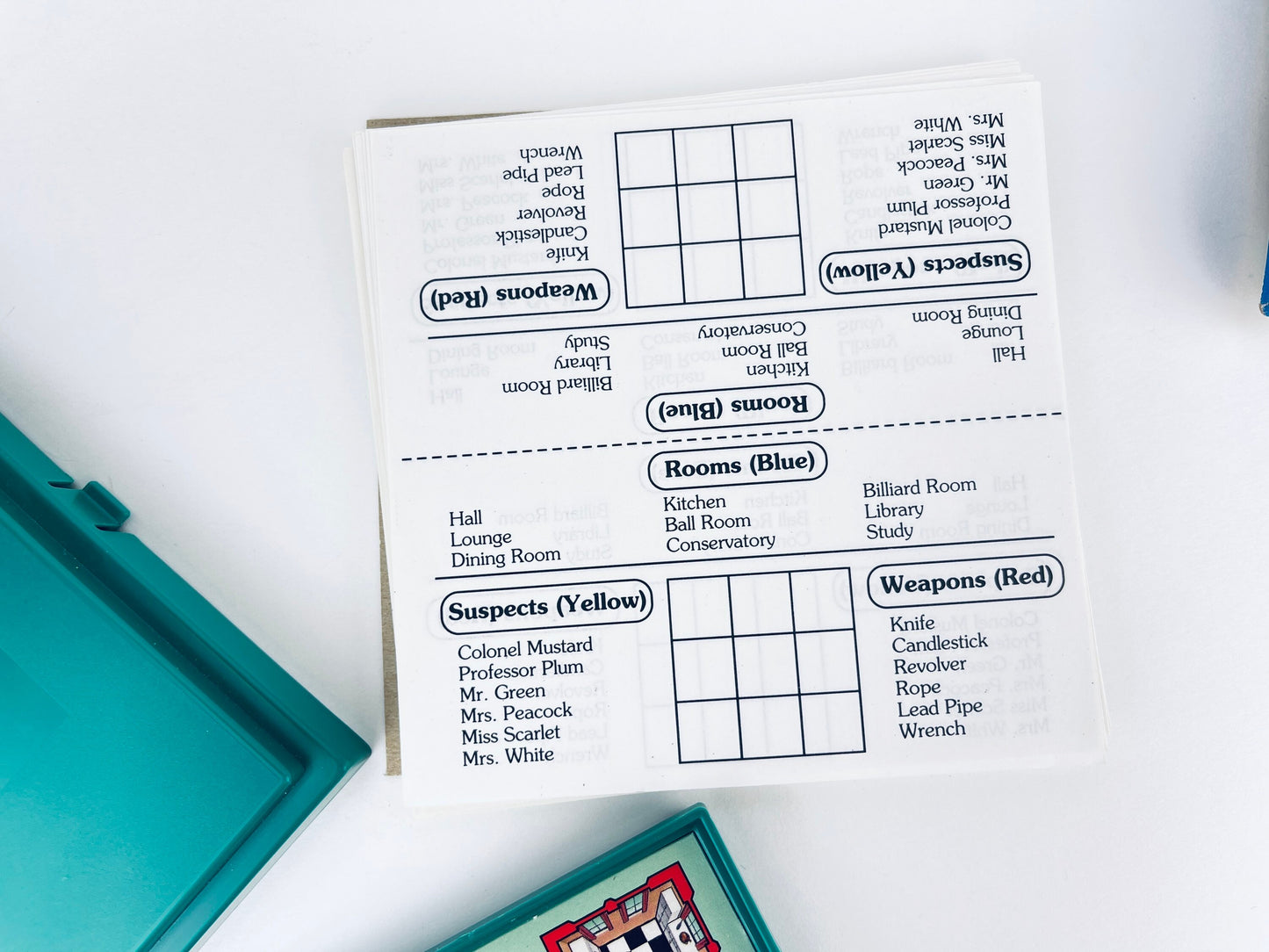 Product image for 'vintage clue travel car game parker brothers classic detective game' (view 1b479b)
