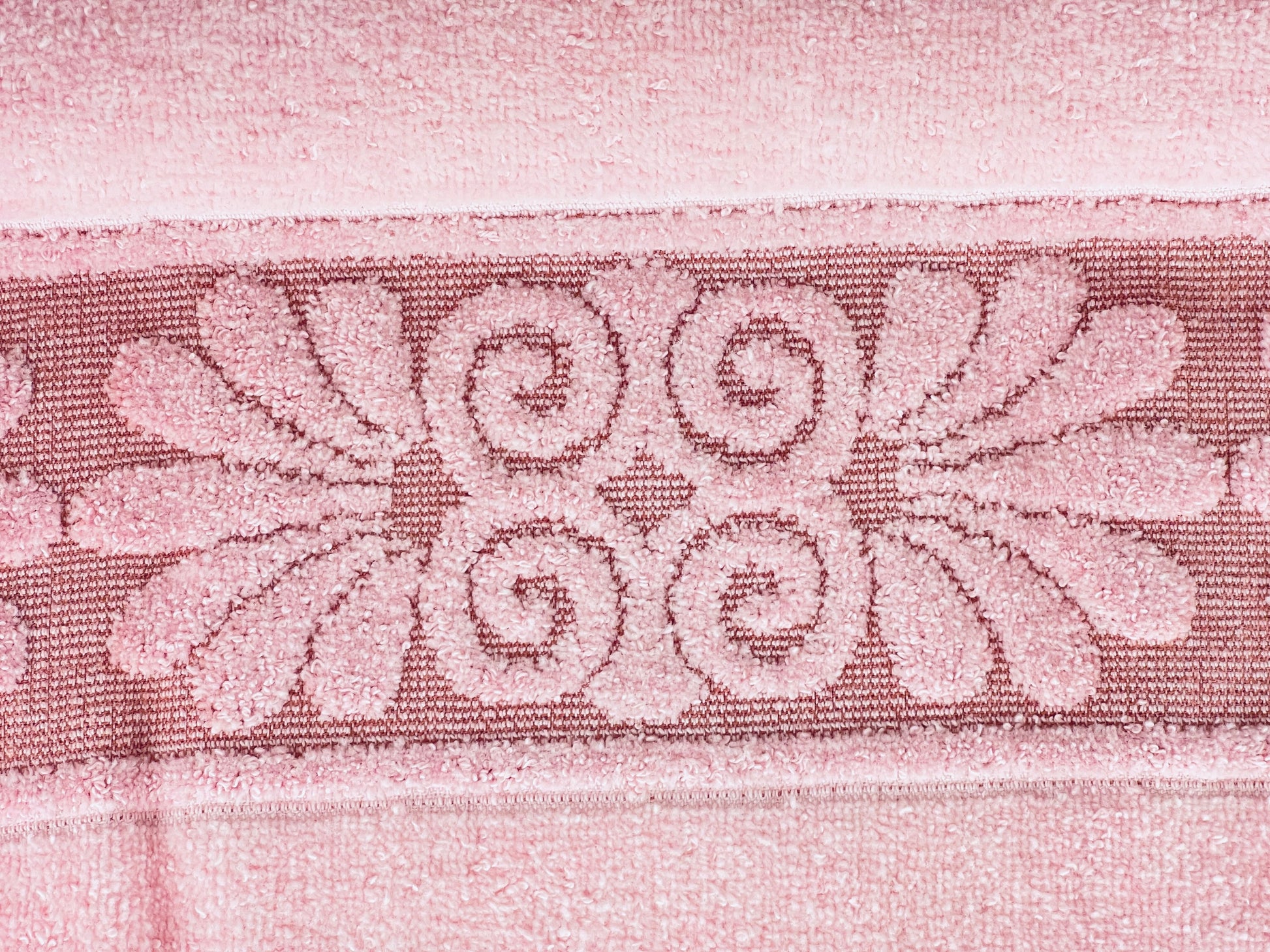 Product image for 'vintage cannon monticello rectangular fringe bath towel made in usa cotton polyester blend pink white yellow blue sold separately' (view 6c2334)
