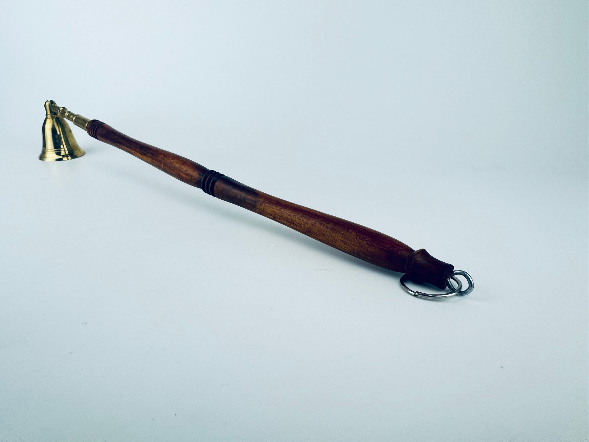 Product image for 'vintage long wood brass candle snuffer doubter candle accessory gift' (view 425f0a)