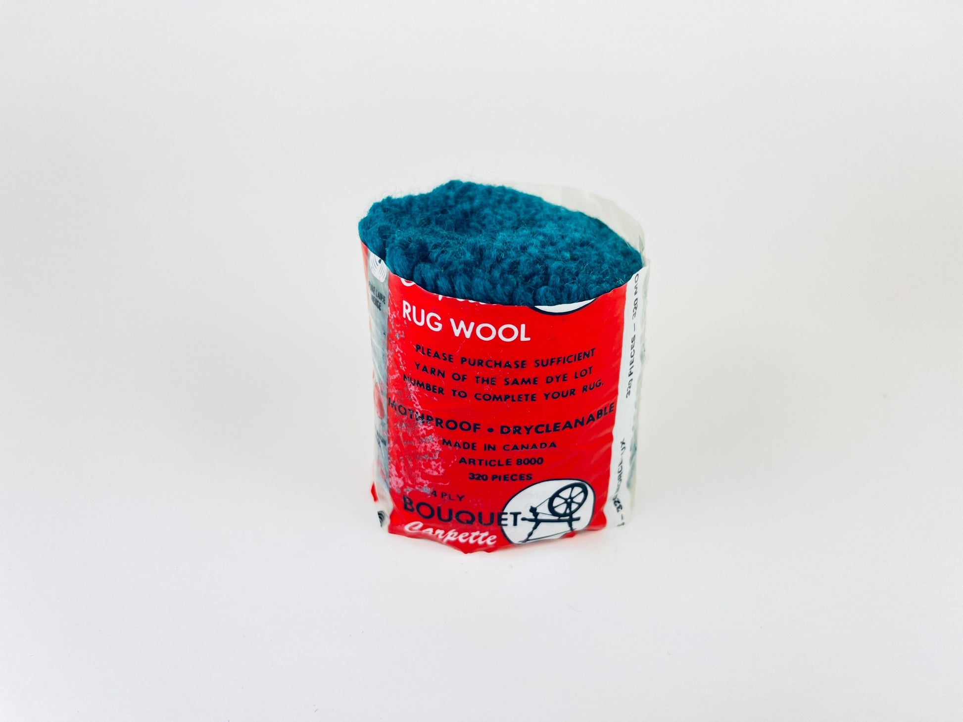 Product image for 'vintage wool rug yarn bouquet carpette spinrite yarns pure virgin wool mothproof 320 pieces canada made packages sold separately' (view 4a3590)