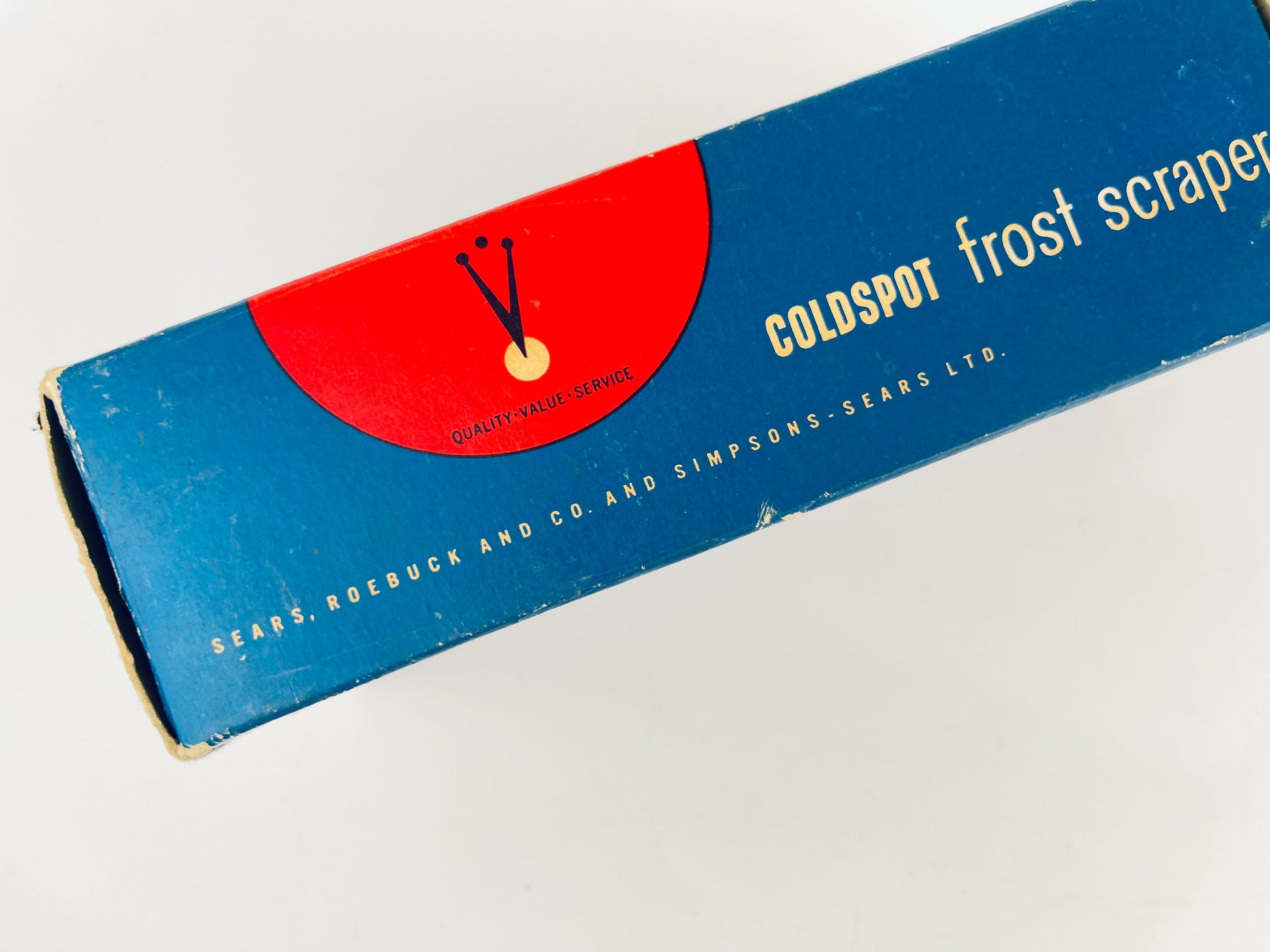 Product image for 'vintage cold spot window glass frost scraper winter car accessory simspson sears sears roebuck' (view 5c2fe5)