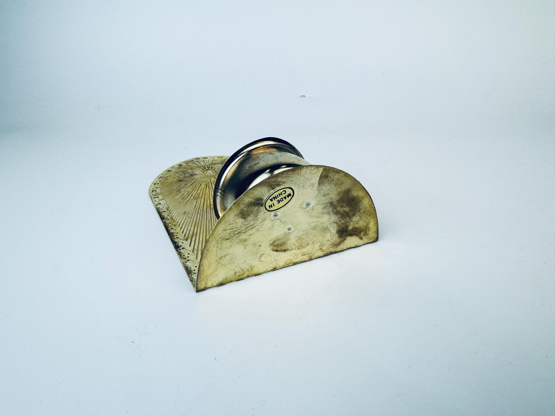 Product image for 'vintage gold plated brass christmas candleholder mary joseph jesus' (view 0407f5)