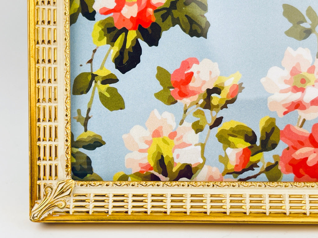 Product image for 'vintage ornate gold white 8 x 10 picture frame hollywood regency style' (view 0ae4b4)