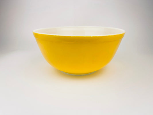 Product image for 'vintage pyrex yellow mixing bowl 1970s opal glass friendship kitchen bowl mid century cookware' (view 920be5)