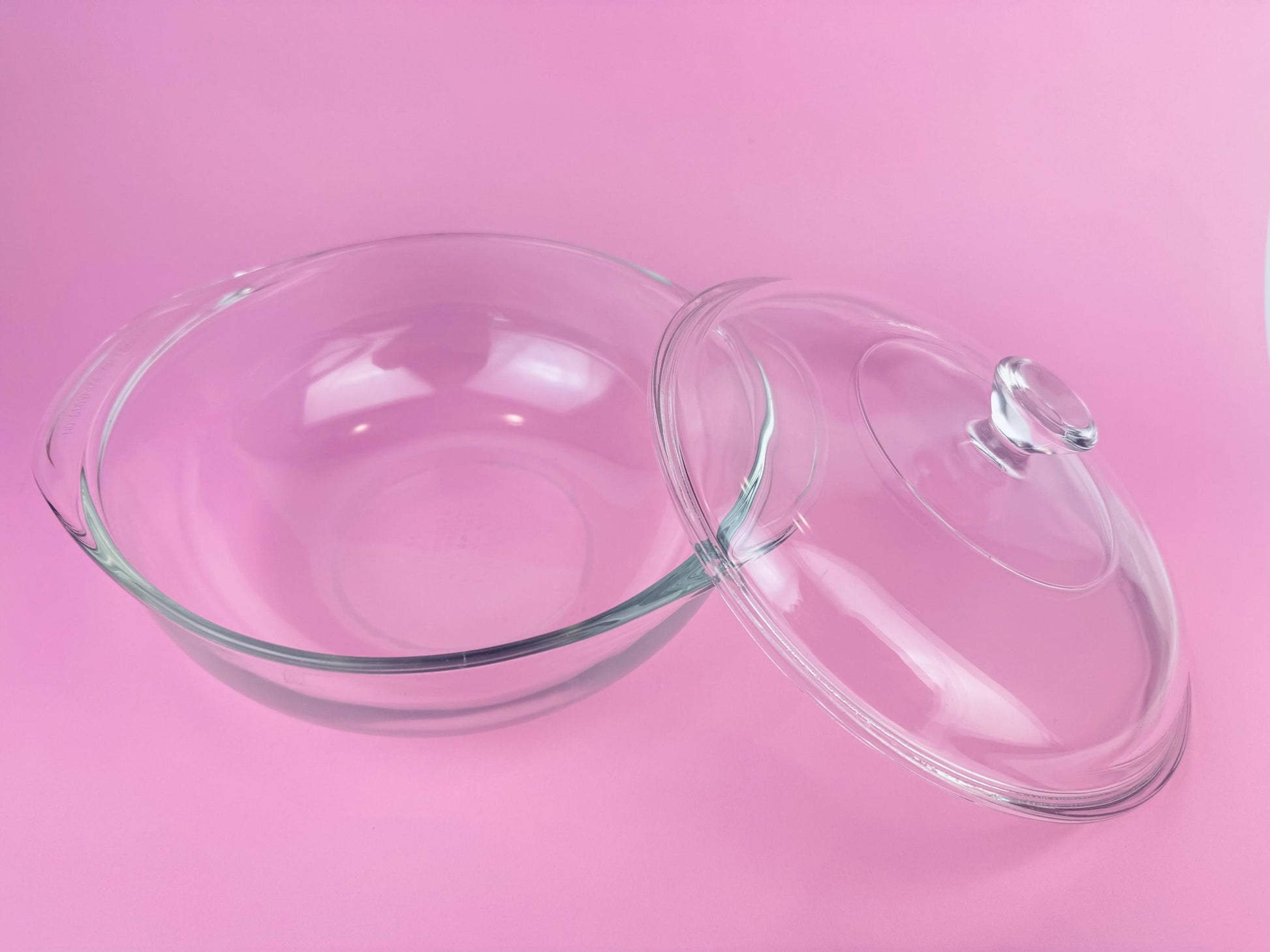 Product image for 'vintage pyrex clear lidded glass casserole dishes sold separately' (view 112ec2)