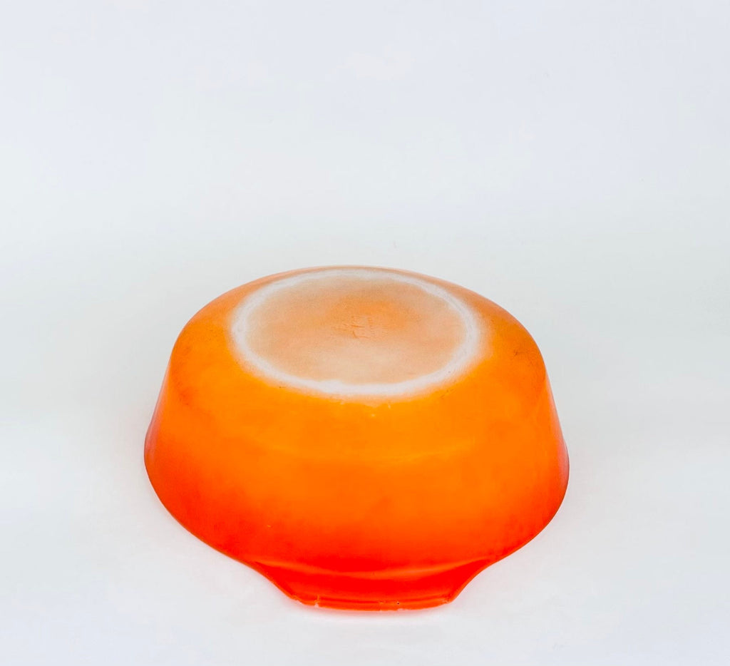 Product image for 'vintage orange ombre glass casserole dish 437 1 1 2 qt fire king anchor hocking made in usa' (view c519d2)