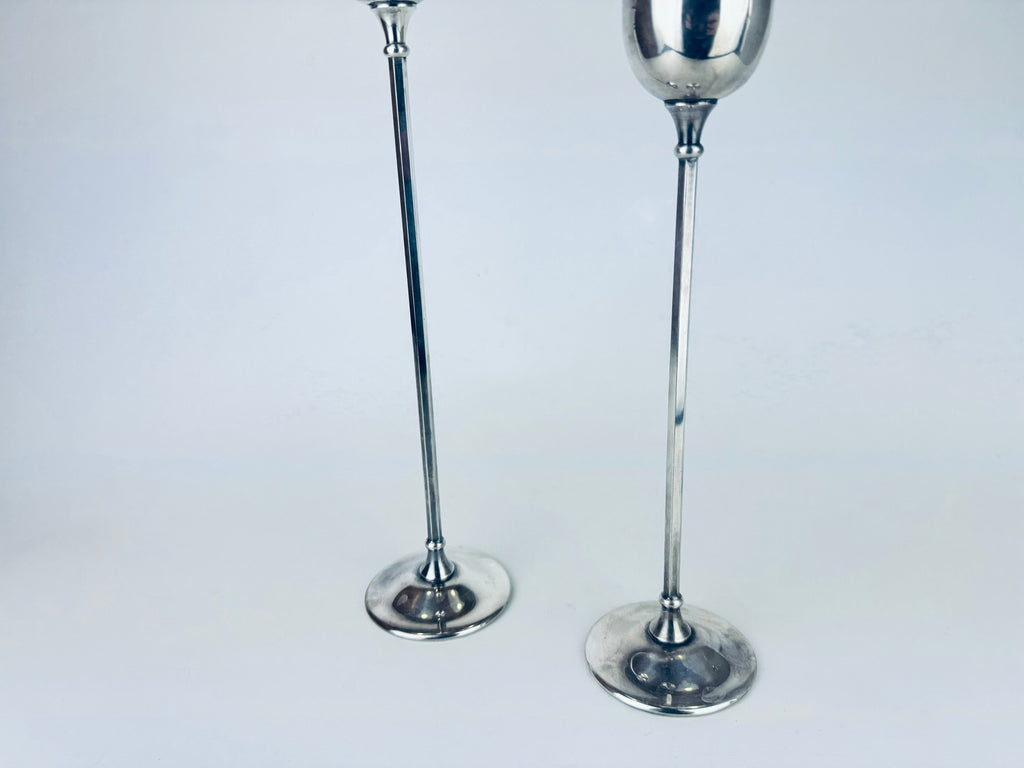 Product image for 'vintage silver plated italy quality wa mini small candlestick holders set of two 2' (view 656bcc)
