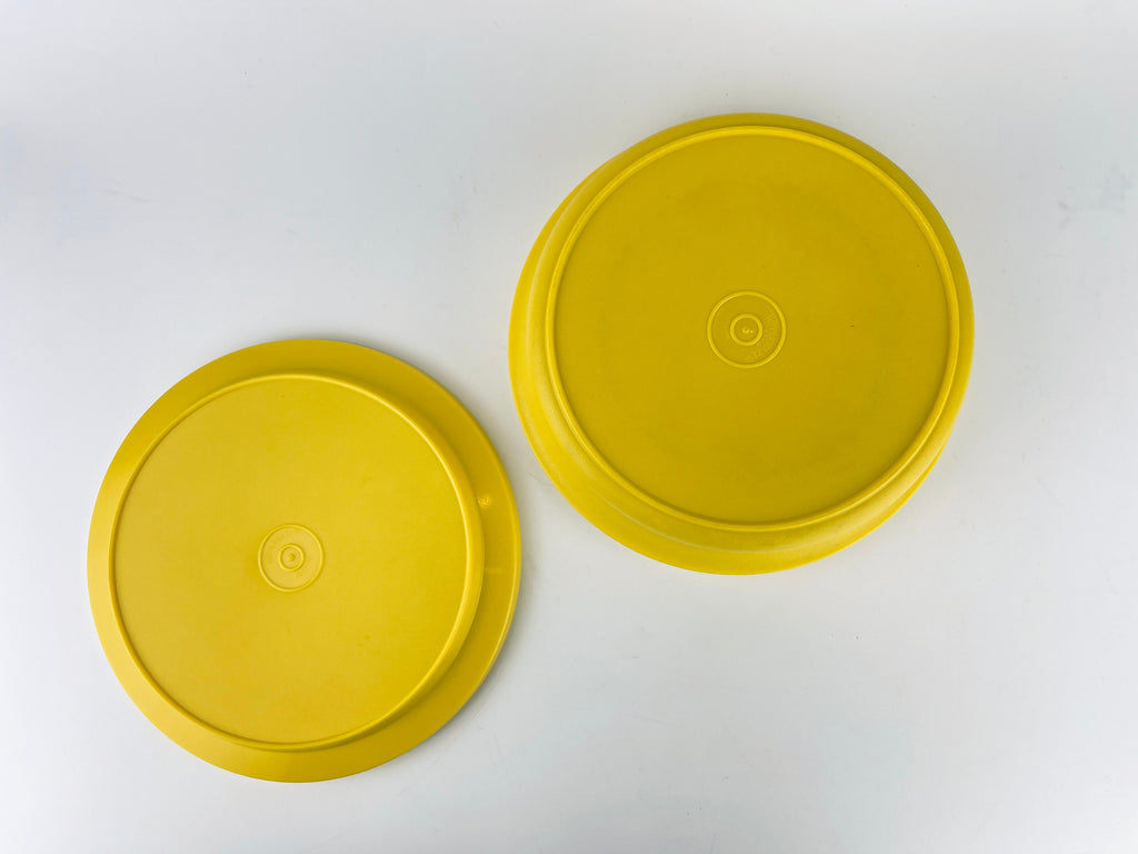 Product image for 'vintage plastic tupperware containers harvest orange yellow avocado green made in canada sold separately' (view 6e9ca5)