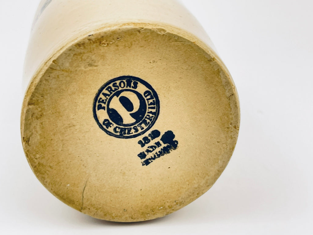 Product image for 'vintage vinegar stoneware dispenser pearsons of chesterfield 1810 made in england' (view 6eef7c)