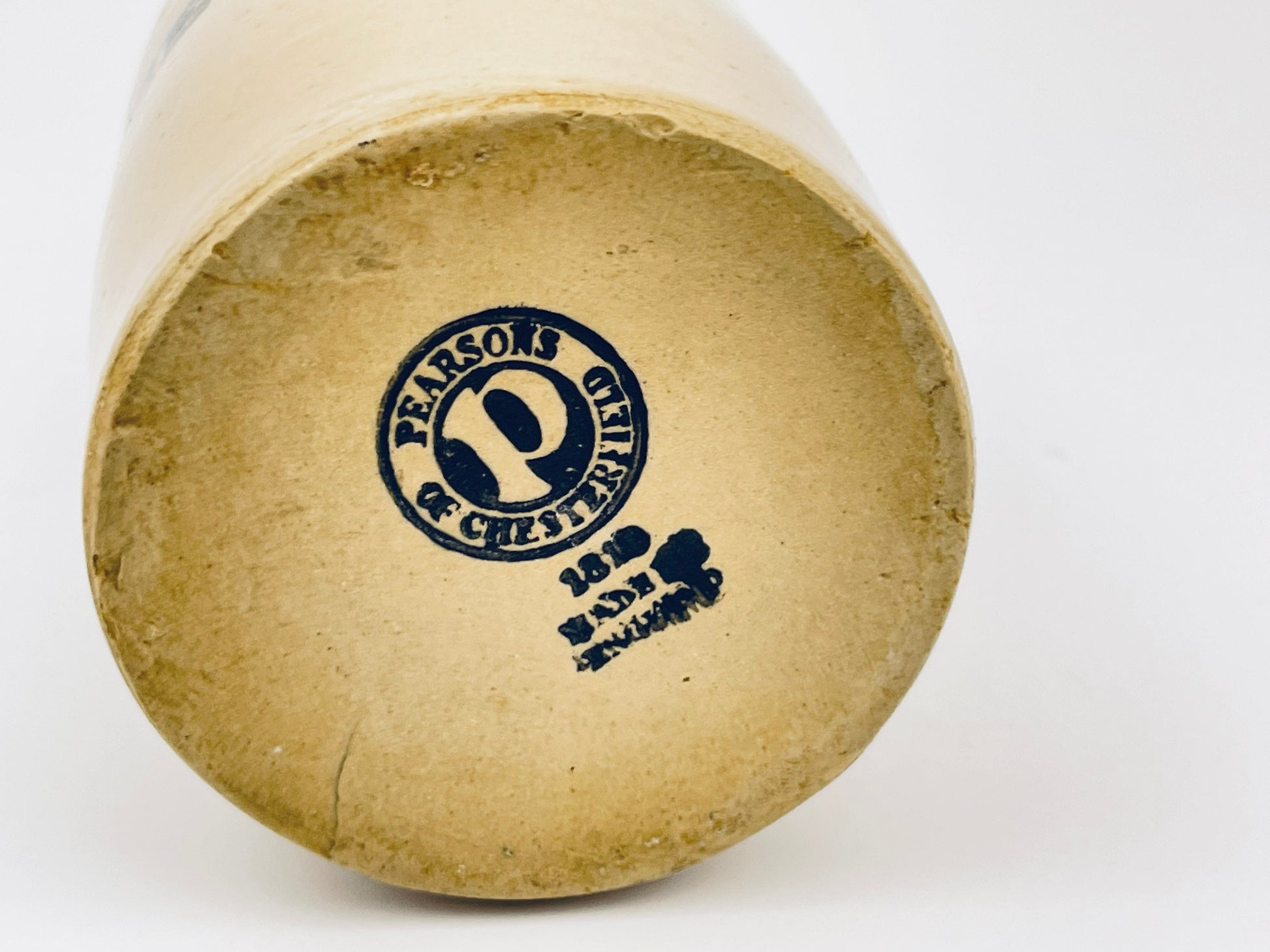 Product image for 'vintage vinegar stoneware dispenser pearsons of chesterfield 1810 made in england' (view 6eef7c)