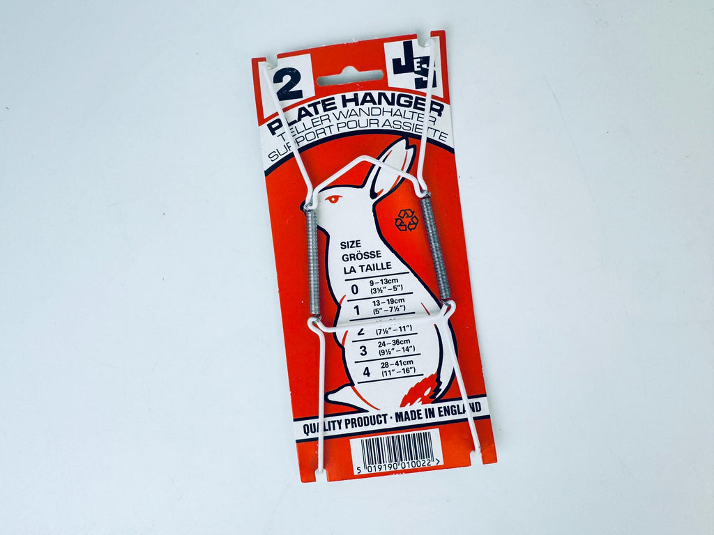 Product image for 'vintage jes plate hanger made in england multiple sizes available sold separately new old stock nos' (view b7ce4d)