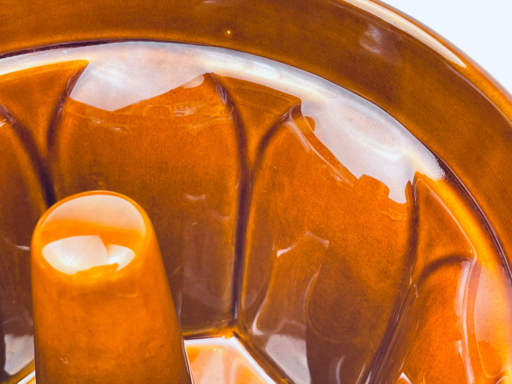 Product image for 'vintage williams sonoma monkey bread mold brown drip glaze ceramic' (view 5a74eb)