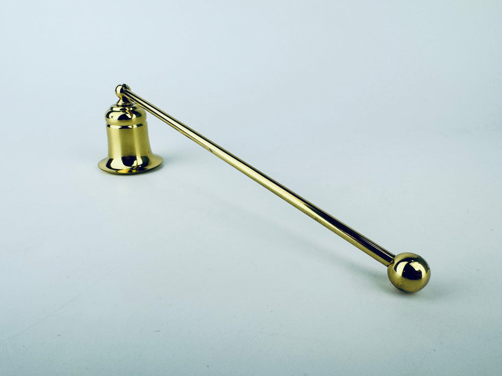 Product image for 'vintage brass candle snuffer douter attractive aged metal patina' (view 0acf55)