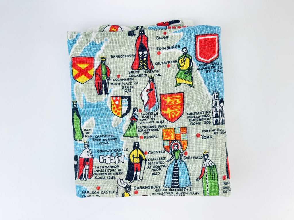 Product image for 'vintage map of royal britain tea towel all pure linen made in ireland' (view ef7fb5)