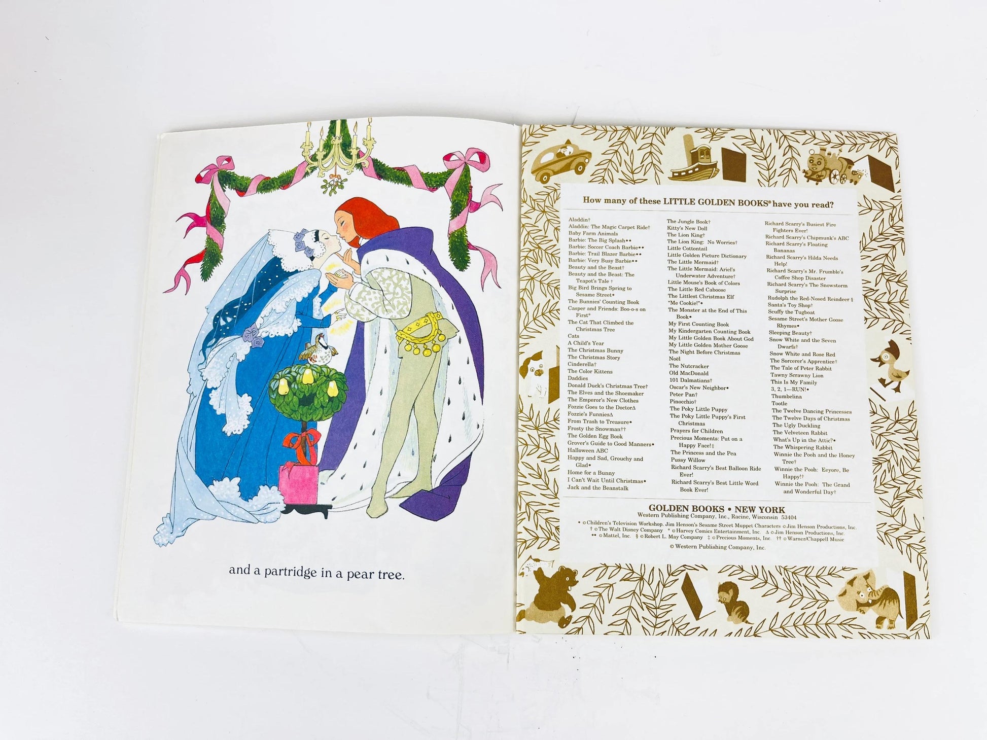 Product image for 'vintage the twelve days of christmas a christmas carol a little golden book' (view f71bdd)