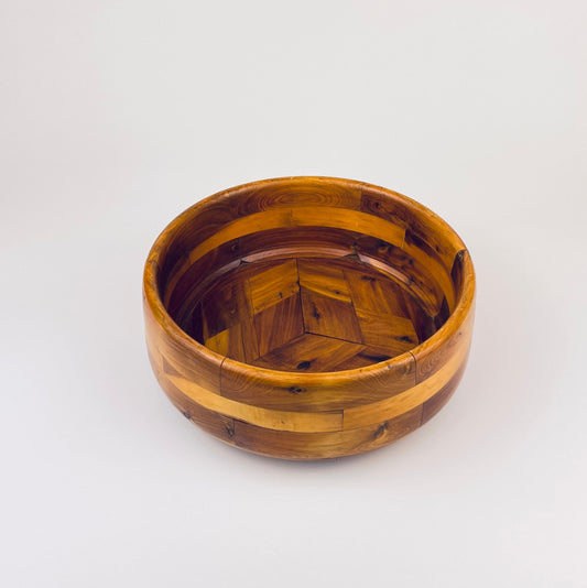 Product image for 'vintage decorative parquet wooden bowl felted bottom' (view 086c80)