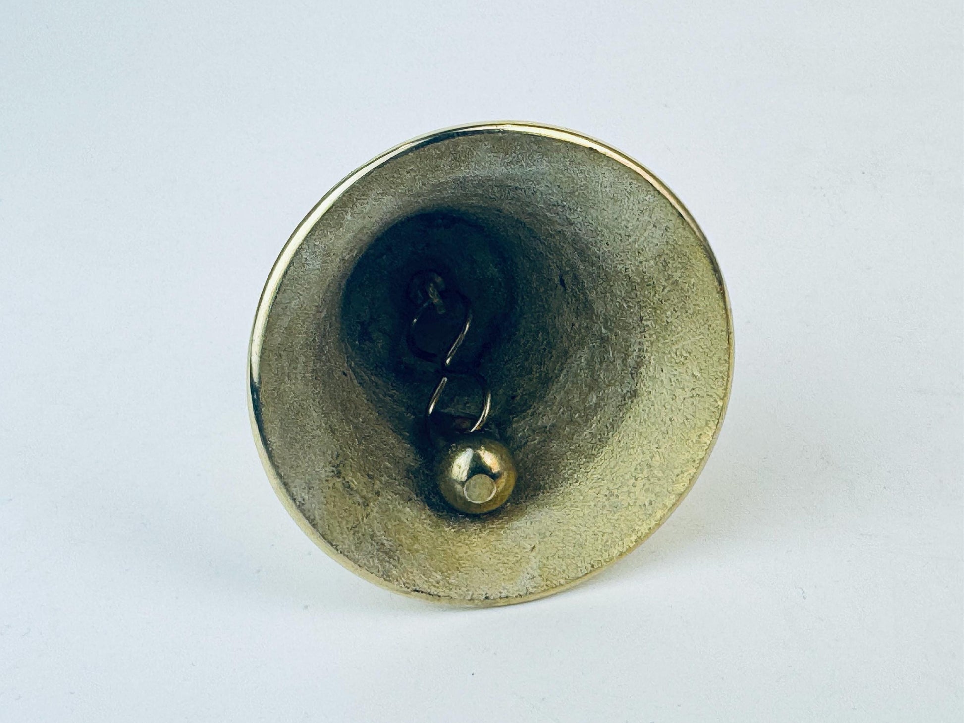 Product image for 'vintage solid brass baseball bell sculpture mid century sports art' (view 2f9db3)