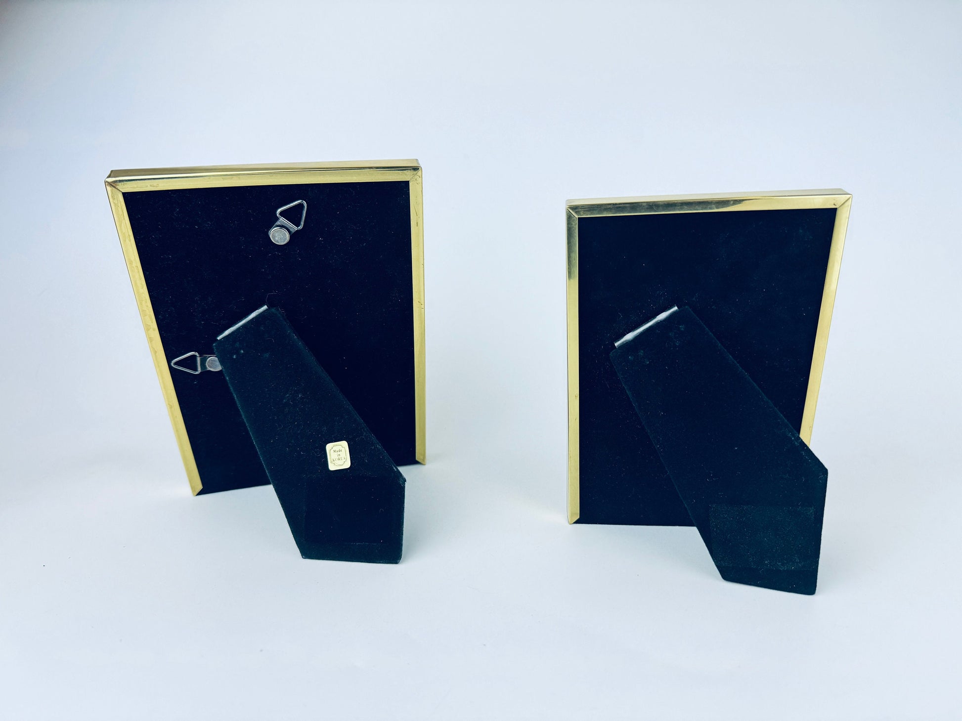 Product image for 'vintage solid brass gold tabletop picture frames 4 x 6 sold separately' (view 4f1e18)