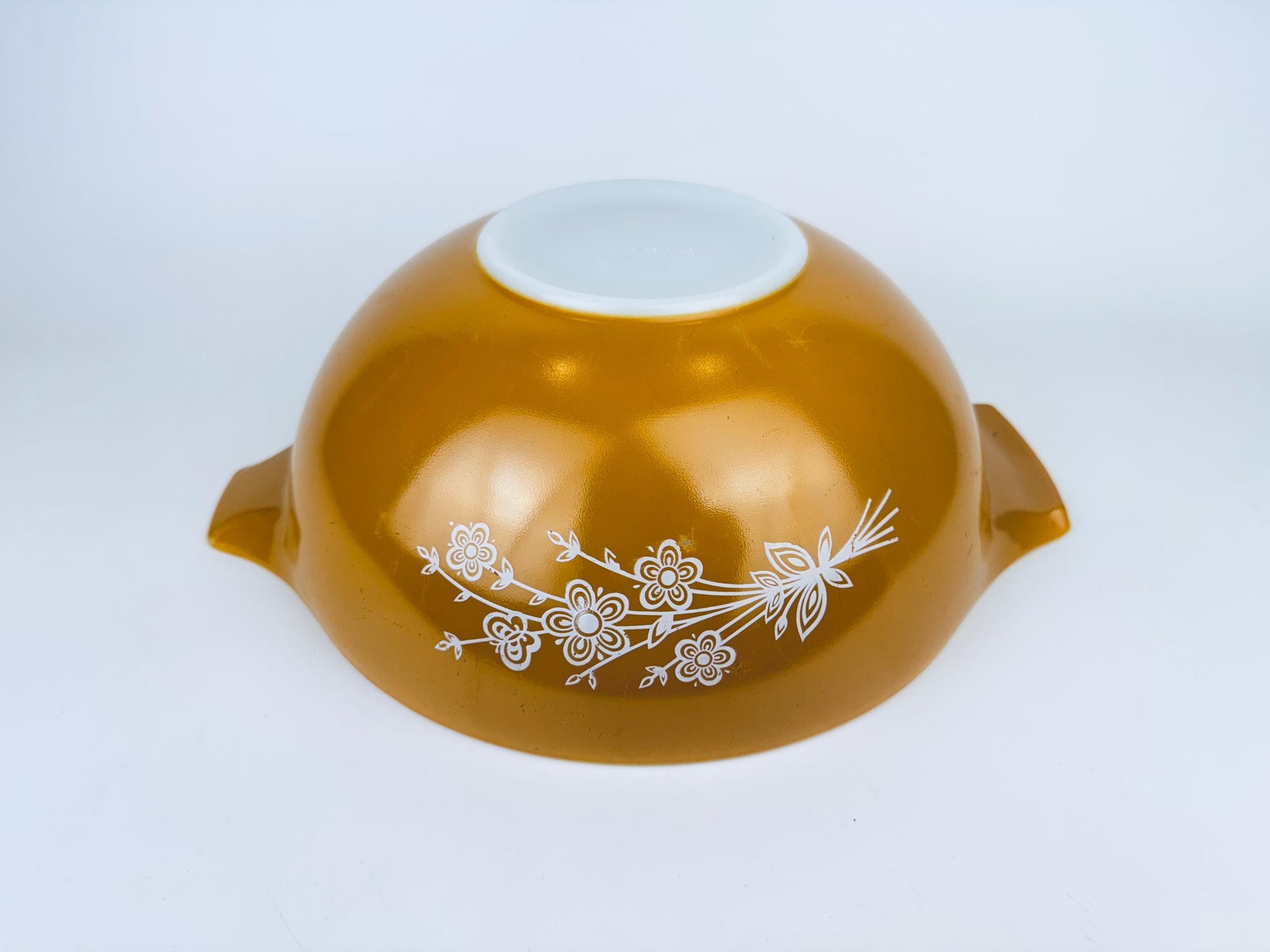 Product image for 'vintage pyrex butterfly gold cinderella mixing bowls 443 444 made in usa sold separately' (view 2be588)